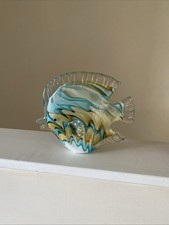 Glass Murano  Handcrafted Fish Ornament X 2