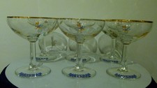 vintage Babycham glasses x 6, 115ml Retro 1950s to 1970s