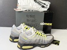 2005 Dave White Neon Nike Air Max 95 Collector Pack With Jacket New (unwearable)
