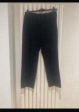 Marks and Spencer’s size 10 dark blue and black blazer and trousers suit set