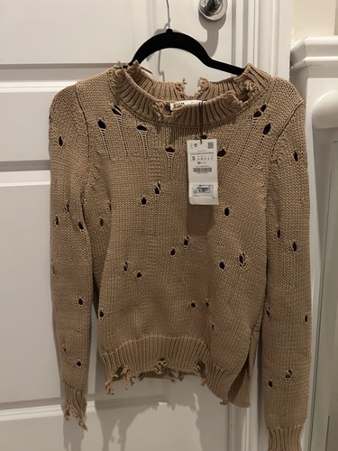 Zara distressed sweater - zara,