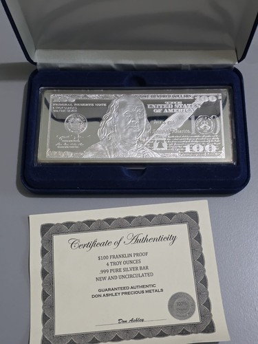 2019 4oz silver - , bar