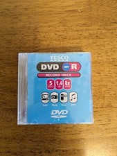 New Sealed Tesco DVD-R 30 Min 1.4GB Disc For Camcorder Video Camera x5