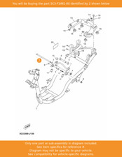 YAMAHA Bolt, Engine Mounting 1, 5C3-F1481-00 OEM AEROX YN50