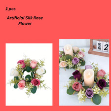Artificial Flowers Candle