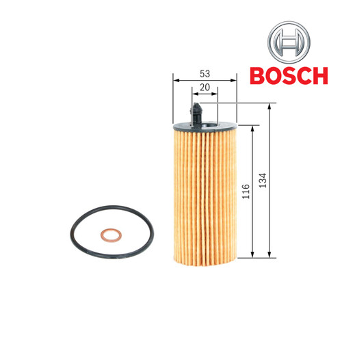 Oil filter bosch 026 - bosch, f