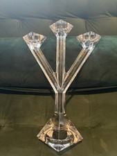 Trident candelabra - crystal