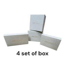 Jimmy Choo Designer Empty Collectible shoe, clutch gift Boxes mix sizes-4packs