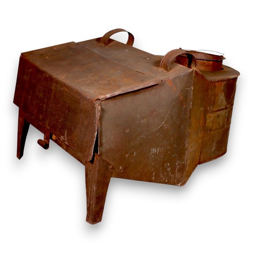 Antique fireplace hearth - antique, tin