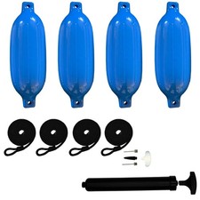 4 x Ribbed Boat Fenders 3.1/2"