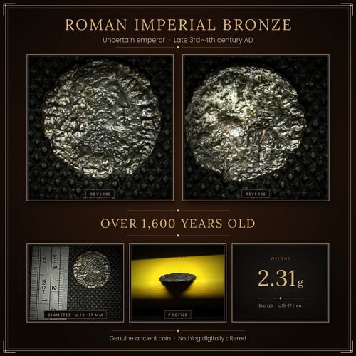 Roman imperial bronze coin - roman,