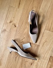 Zara Beige Kitten Heel