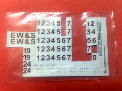 New fox transfers f4973 sheet - fox,