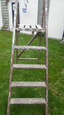 Vintage Wooden Step Ladder 4