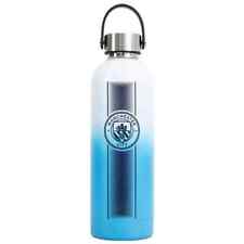 MANCHESTER CITY FC THERMAL CHUNKY WATER BOTTLE - 500ML NEW GIFT OFFICIAL LICENSE