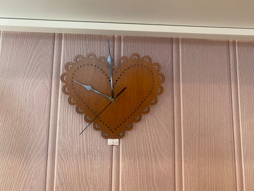 Wooden detailed heart - wooden,