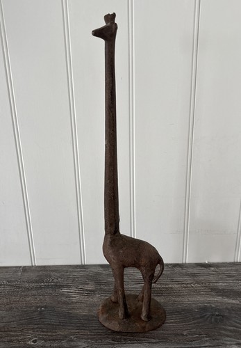 Rustic cast iron giraffe - rustic,