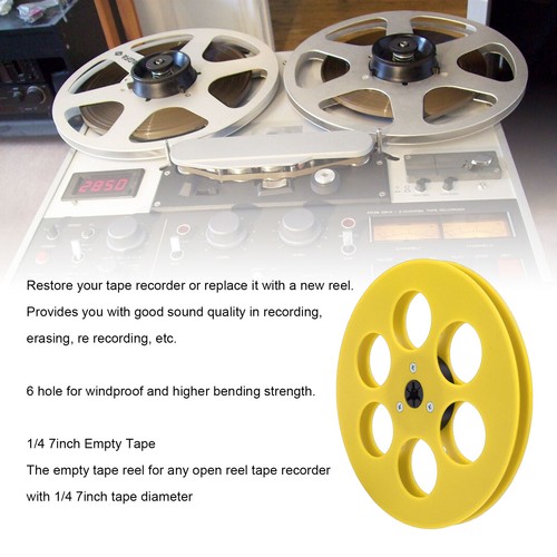 Yellow empty tape - 1/4, reel