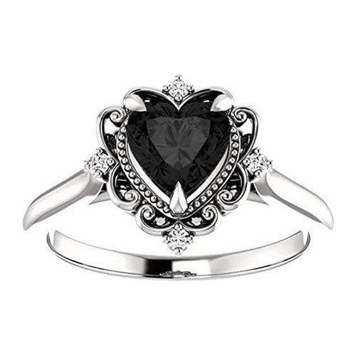 Heart cut black - heart,