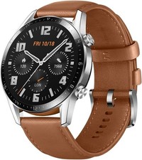 Huawei Watch Classic GT 2 46mm SmartWatch - pebble brown leather, Boxed LTN-B19