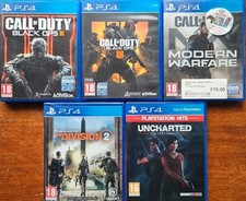 PS4 Game Bundle 5x Uncharted