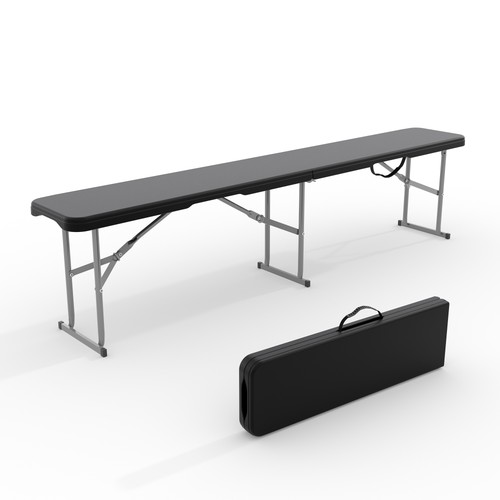 6ft folding bench outdoor hdpe - 6ft,