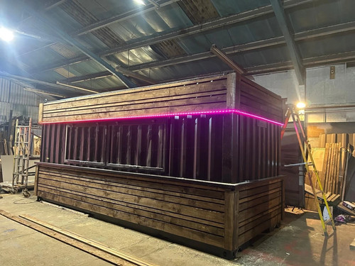 20ft 8ft kiosk shipping - kiosk,