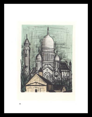 1967 bernard buffet - buffet, lithograph