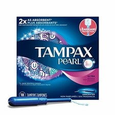 Tampax Pearl Plastic Unscented
