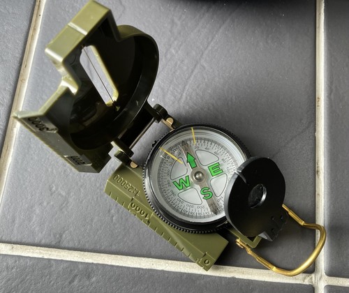 Lensatic compass - lensatic,