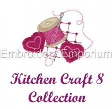 MACHINE EMBROIDERY DESIGNS USB - KITCHEN CRAFT 8 COLLECTION 4X4 SEWING HOME
