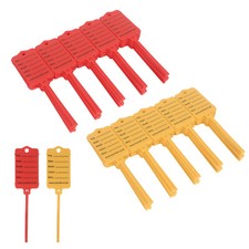 1000 Yellow Red Car Key Tags -