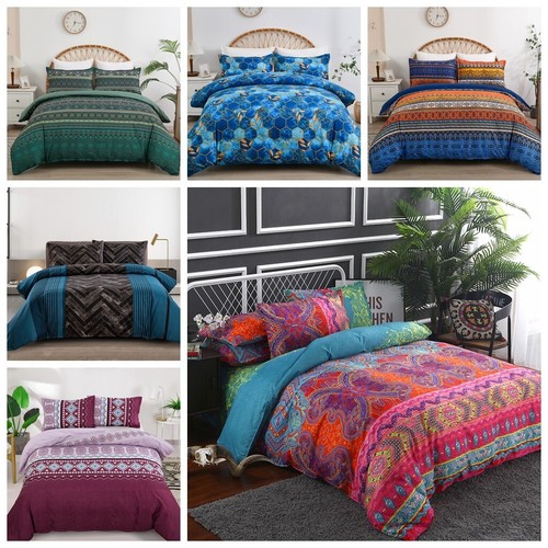 Boho quilt duvet cover - boho,