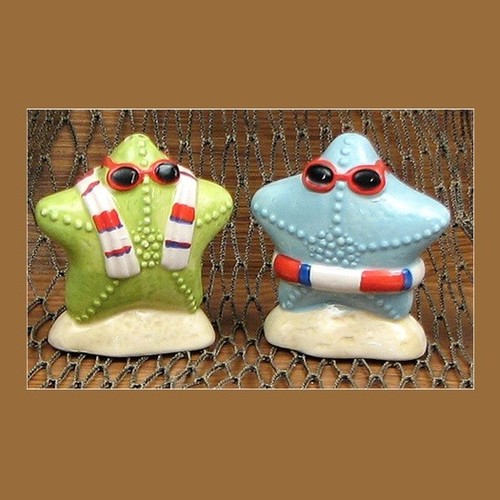 Ceramic set starfish - set, of