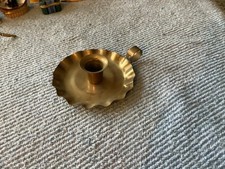 COPPER SINGLE CANDLE HOLDER (wee willy winkie style)