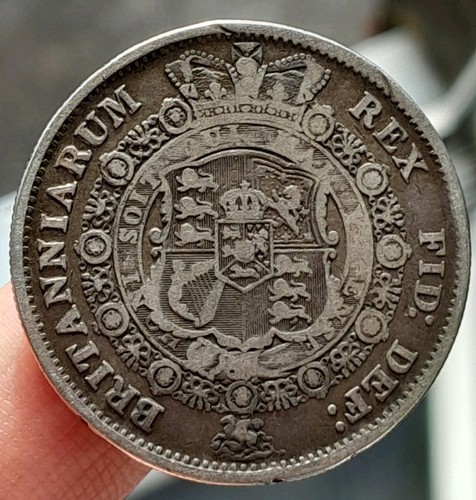 1816 george iii half - george, crown
