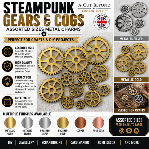 Steampunk gears cogs craft - steampunk, &