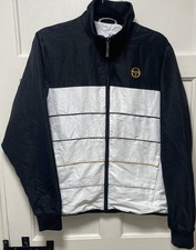 Vintage Retro Sergio Tacchini Track Top Jacket Medium Mens