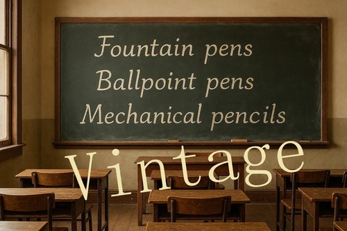 Vintage fountain pens - vintage,