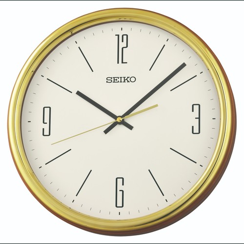 Seiko round wooden - seiko,