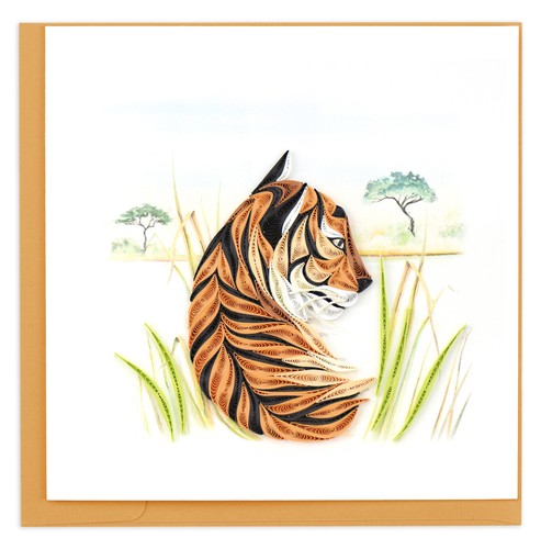 Quilling majestic bengal tiger - bengal,