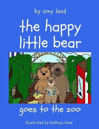The happy little bear goes - the, to