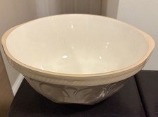 Vintage earthenware mixing bowl Cloverleaf Pottery / large - Approx 12” - 30cm