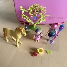 Playmobil Fairies 70529 Pink Carry Case with Unicorn Fairy Magical Compete Set