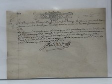 1689 French Vellum Document
