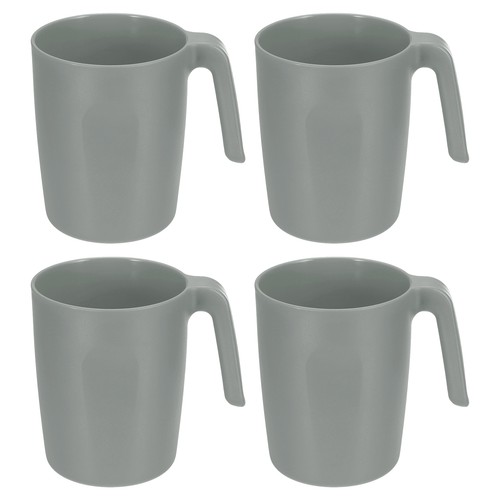 Set plastic coffee mugs - set,
