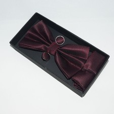 Mens 3 Piece WEDDING  BOW Tie