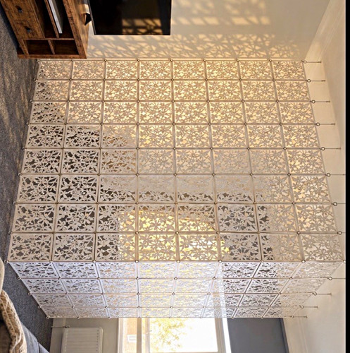 12pc white decorative lattice - decorative,