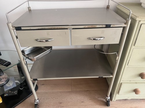 Vintage medical trolley - vintage,