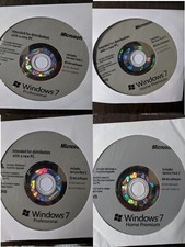 Microsoft Windows 7 Home Premium Professional 32 64 Bit Full Repair Upgrade Disc